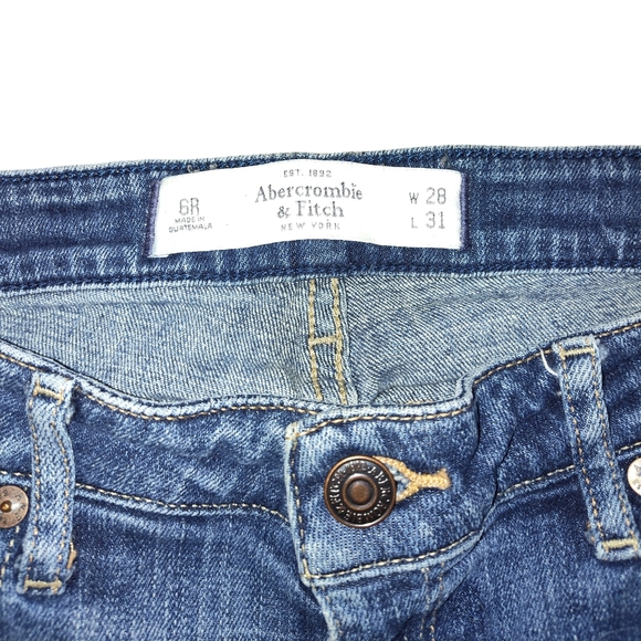 Vintage Abercrombie & Fitch Skinny Blue Jeans - Picture 3 of 6
